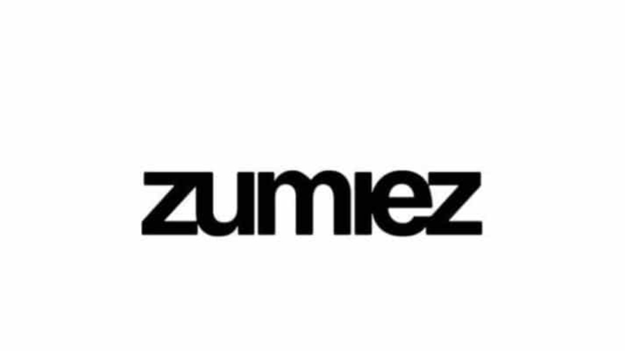 The image shows the Zumiez logo with the brand name zumiez in bold, black, lowercase letters on a white background.