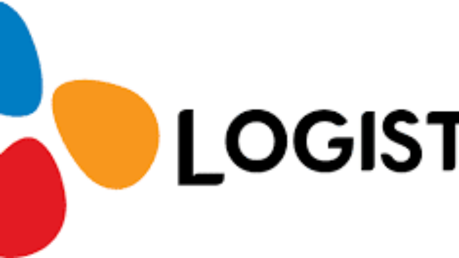 CJ Logistics logo featuring three rounded shapes in blue, orange, and red to the left of the bold black text CJ LOGISTICS on a white background.