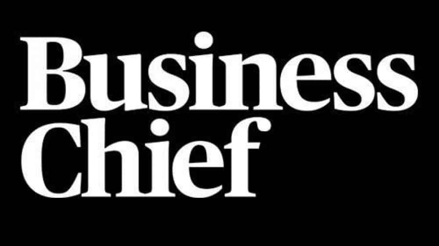 White text on a black background reads Business Chief in large, bold letters.
