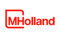 Red MHolland text, with the M inside a red outlined square, on a white background—ideal for representing distribution consulting expertise.