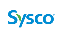 Sysco logo featuring the word Sysco in blue letters on a light background, with a green leaf forming part of the letter y—perfect for businesses seeking distribution consulting expertise.
