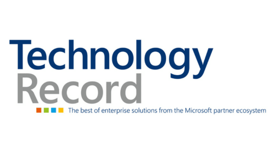 Logo for Technology Record, featuring the words Technology in blue and Record in gray, with the tagline: The best of enterprise solutions from the Microsoft partner ecosystem.