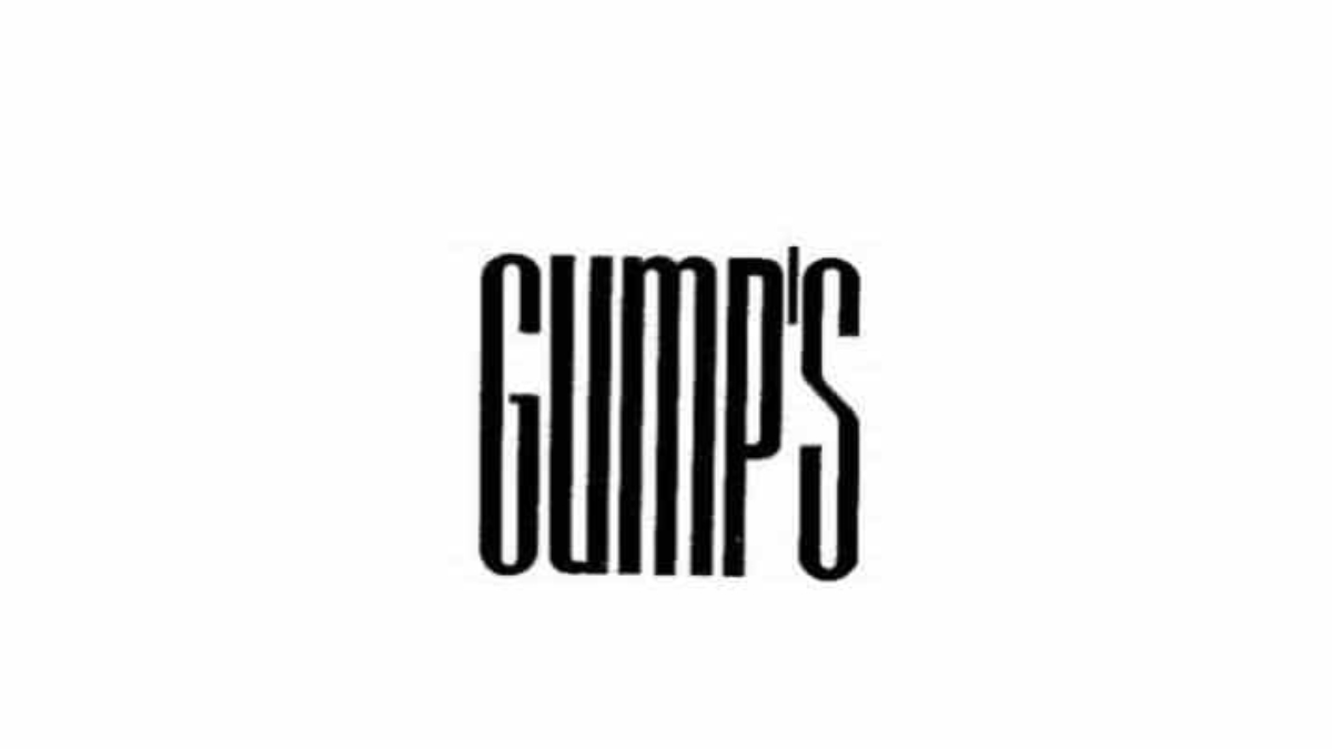 Black, tall, and narrow text on a white background spelling GUMPS in all capital letters.