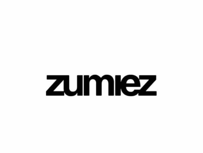 Black Zumiez logo in bold, lowercase letters on a plain white background.