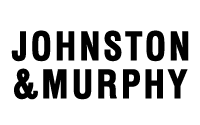 Black text on a light gray background reads JOHNSTON & MURPHY in bold, uppercase letters.