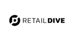Black and white logo for Retail Dive, with a stylized RD in a circle to the left of the words RETAIL DIVE in bold, modern font.