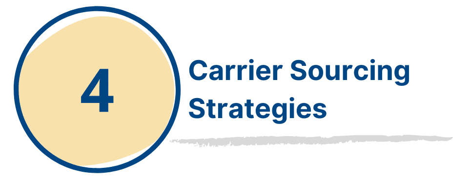 Carrier Sourcing Strategies