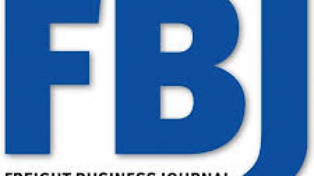 The image features the large blue letters FBJ with the words Freight Business Journal written in black below them on a white background.