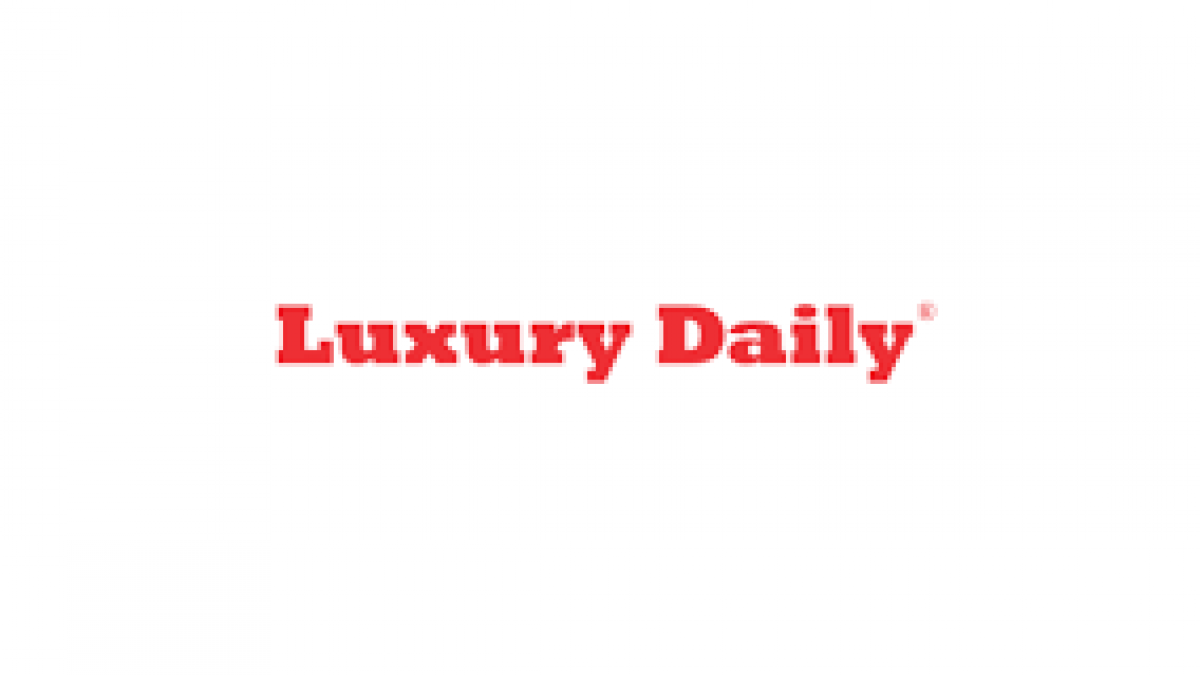 The image shows the Luxury Daily logo in bold red text on a white background.