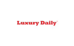 The image shows the Luxury Daily logo in bold red text on a white background.