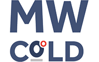 Logo with the large navy blue letters MW above the word COLD, where the letter O is stylized with a red circle inside it, representing innovation and precision—qualities central to expert Power BI consulting services.