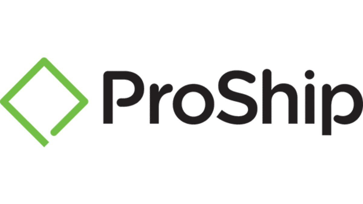 ProShip logo featuring a green outlined diamond shape to the left of the word “ProShip” in bold, black letters on a white background, symbolizing strong alliances within the shipping industry.