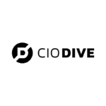 CIO Dive logo featuring a stylized C and D icon to the left of the text CIO DIVE in bold, modern capital letters on a white background.