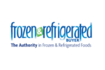 Logo for Frozen & Refrigerated Buyer with the tagline The Authority in Frozen & Refrigerated Foods in blue and green text on a white background.
