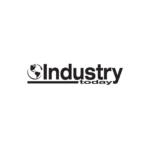 The logo for Industry Today features the words Industry today in bold black text, with a globe icon to the left and a horizontal line underlining Industry. The background is white.