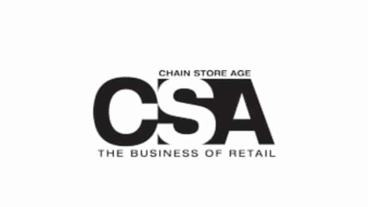 The image features the logo for Chain Store Age, displaying the large black letters CSA with the words CHAIN STORE AGE above and THE BUSINESS OF RETAIL below on a white background.