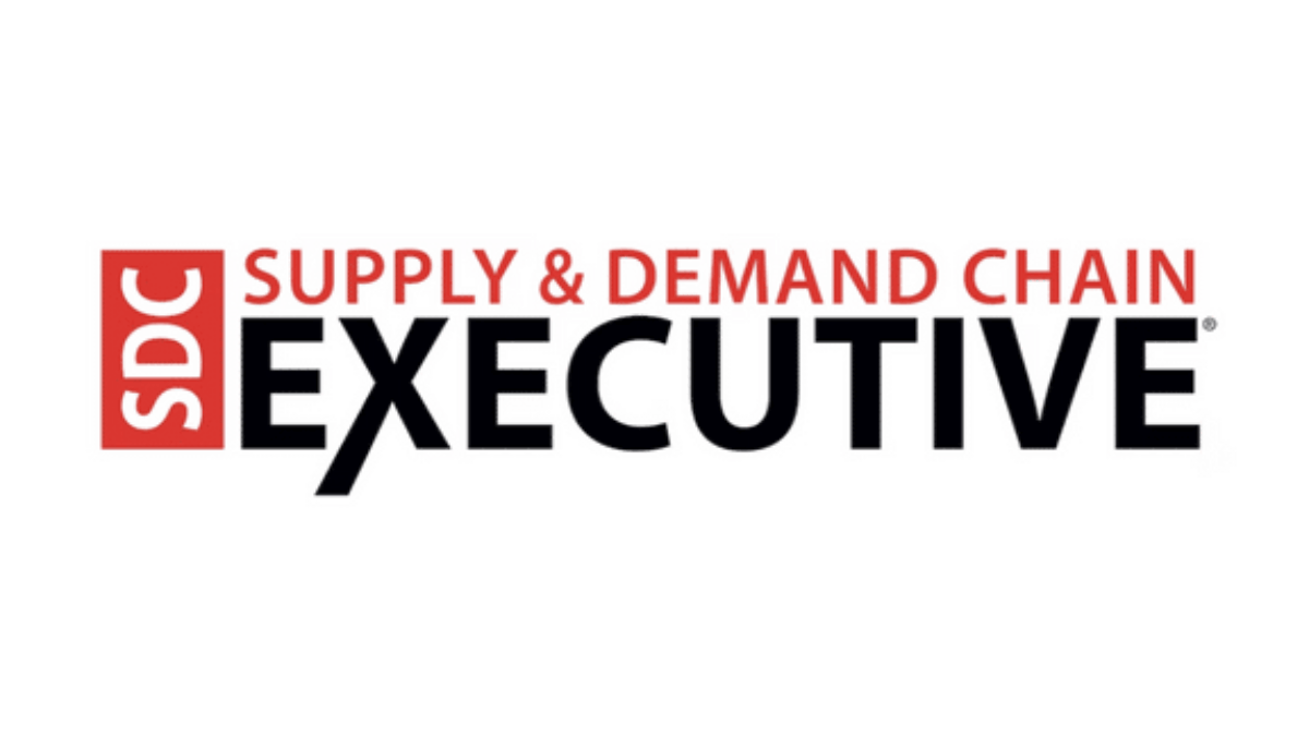 Logo for Supply & Demand Chain Executive with SDC in a red box and SUPPLY & DEMAND CHAIN EXECUTIVE in bold black and red text on a white background.