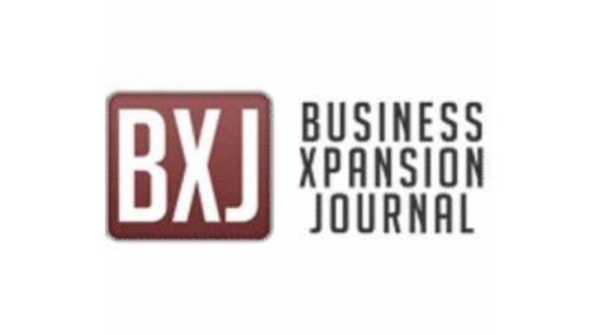 Logo for Business Xpansion Journal. The letters BXJ are in bold white text inside a red square, with Business Xpansion Journal and Intermodal Logistics written in black capital letters to the right.