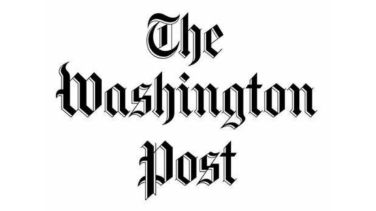 The Washington Post logo in black gothic-style font on a white background, often accompanying in-depth coverage of topics like tariffs.